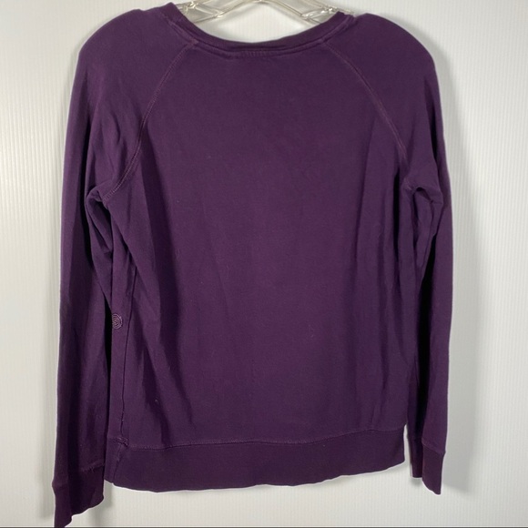 KERSH Purple Top with Purple Sequin Circles Small - Picture 6 of 6